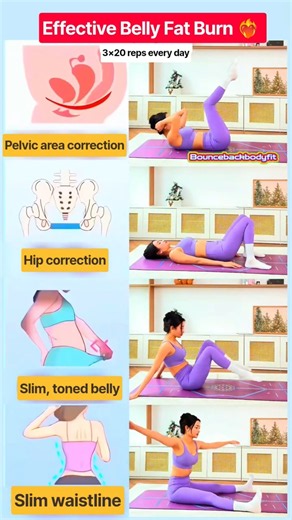 Burn Belly Fat FAST! 3×20 No-Equipment Home Workout #Shorts