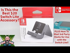 Use 3rd Party Dock To Charge Your Switch Lite! Should You Buy The Nintendo Adjustable Charge Stand