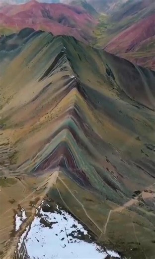 Vinicunca #nature #travel #landscape #mountains #drone