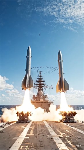 Naval Battle Gone Wrong ⚠️ Ship Destroyed by Missile Attack.#drone