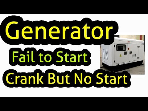 Crank But Not Start ?? Reasons Behind Genset Fails to Start in Urdu / Hindi. DG Airlock Problem