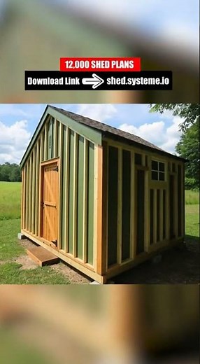 10x14 Rustic Shed Build How to Build a DIY Backyard Storage Shed Step-by-Step Guide