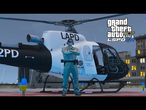 Gta 5 Lspdfr LSPD/LAPD AS350 Air Patrol - Heli Callouts #gta #gta5 #lspdfr