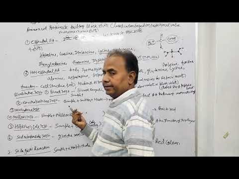 Amino acid classification& Qualtitatve test for protein
