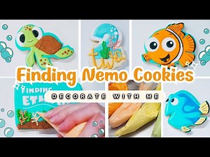 Finding Nemo Cookie Decorating | Bakery Life | Relaxing | Satisfying [No Talking] [Music Only]