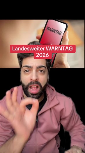 Landesweiter WARNTAG 2026 - Information für Schüler