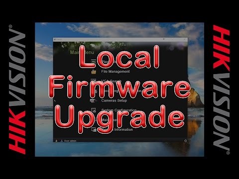 Upgrade Hikvision NVR/DVR Firmware via Local Interface