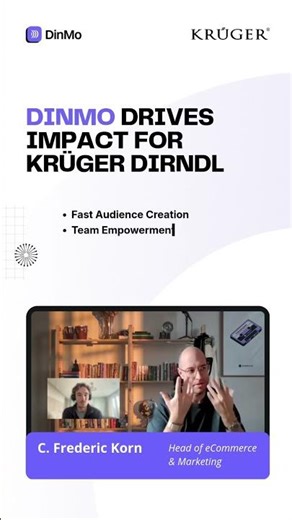 DinMo Drives Impact for Krüger Dirndl #composablecdp #customerdataplatform #dinmo