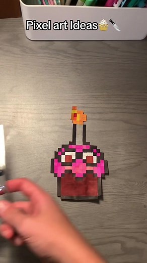 🧁🕯 pixel art Ideas! ##fnaf##fnafmovie##fivenightsatfreddy##fyp##fypシ##viral##pixelart##pixel##pixelartideas💗🌴##pixelartideas##pixelartideas💗##roomdecor##art##chicafnaf