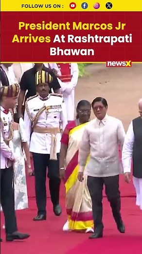 Philippines President Marcos Jr Arrives in Delhi, To Receive Ceremonial Welcome