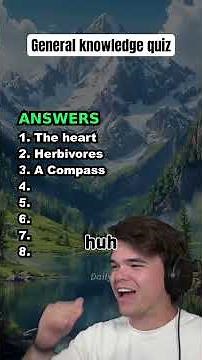 Knowledge Quiz! How Smart Am I?