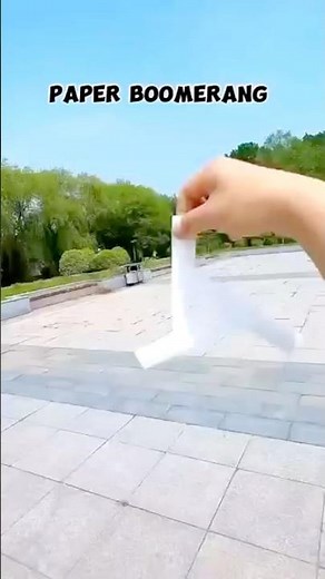 How to Fold a paper boomerang 🪃 origami easy #vvvreview #origami #diy