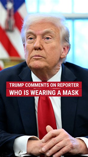 Trump to reporter wearing a mask: "I haven't seen a mask in so long. You're wearing a mask. So nice of you. I haven't seen anybody wearing a mask in a long time. It's good. You feel more comfortable, right?" | Fox News