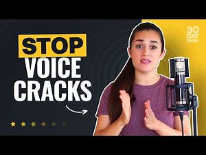 WHY does my voice CRACK when singing? How to stop!