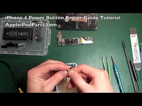iPhone 4 Power Button Repair NOT Replacement Guide Tutorial - AppleiPodParts.com