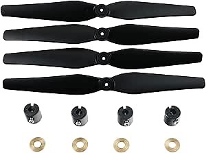 Propeller Blades for Promark VR Virtual Reality Warrior P-70 Drones Set of 4 Black Propellers and Propeller Holders