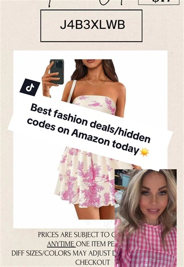 Today’s Amazon fashion promo codes are the kind you don’t scroll past 👀 I found working discounts taking 50–80% off dresses, matching sets, shoes, and everyday staples that look way more expensive than they are. I test every code before I share, so if it’s linked, it applies at checkout. No guessing. No fake coupons. Just real savings. If you’ve been eyeing a spring refresh, this is the moment 🤍 Everything is updated daily in my links. #AmazonFashion #AmazonDeals #AmazonPromoCodes #AmazonFinds