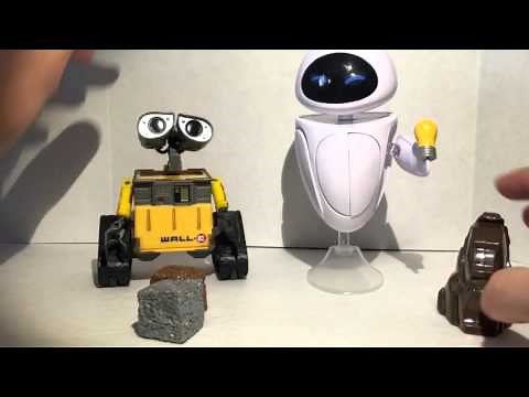 Disney Pixar's Wall-E and Eve Action figure Toy Review