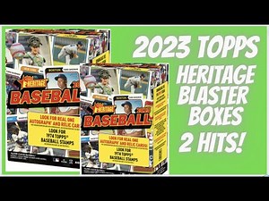 2023 Topps Heritage ⚾ Blaster Box ** 2 Hits = Retail is Good! **