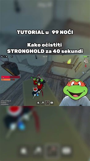 Tutorial - stronghold za 40 sekundi! #roblox #99nightintheforest #99nights