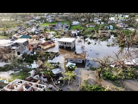 Hurricane Melissa Devastates Jamaica - Drone - Damage