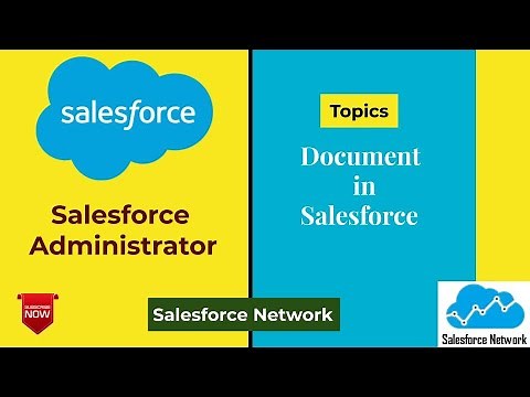 What is Document in Salesforce, How to create Document in Salesforce, Document in Salesforce