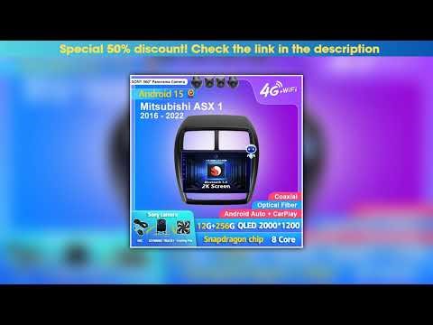 Today Only Android 15 Carplay Auto 2K Screen Car Radio Multimedia Player For Mitsubishi ASX 1 2016•