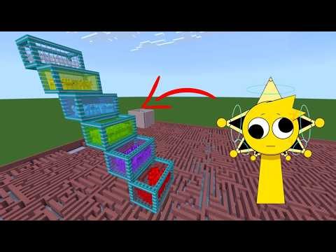 I Summon NEW Incredibox Sprunki in Minecraft PE Mod!!!