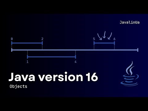 Java version 16. Objects.