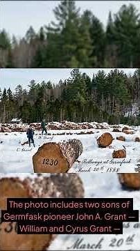 Rare 1888 Photo Captures Germfask’s Logging Past