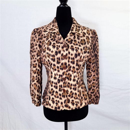 Moschino Animalier Jacket Y2k Style - Etsy
