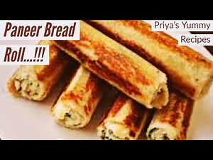 paneer bread roll | paneer bread roll recipe | paneer snacks recipes|