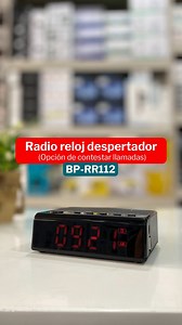 ¿Eres de los que necesita muchas alarmas para despertarse? 🔋 Radio Reloj Beck Play BP-RR112 ⏰ 💧 Bluetooth 5.0 🔋 Batería Recargable 2.000Mah ⏰ Despertador Digital 🗣️ Comandos de Voz Español 📻 Radio FM 🛟 Modo Auxiliar 🖥️ Puerto USB/Sd 🎙️ Micrófono Incorporado 📏 9x11.5x3.5cm ⛅️ Función 12/24 Horas 💰$89.900- Precio al detal (Envió Gratis) 🌎Adquiérelos por nuestra página web: www.tecnologiamayorista.com ¿Quieres comprar este producto para tu negocio? Contamos con un portafolio de más de 90