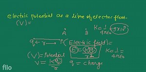EECTROSTATIC POTENTLAL AS LINE INTEGRAL OF ELECTRIC FIELD. vee ... | Filo