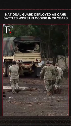 #FirstpostNews: Hawaii Flood Crisis: National Guard Deployed as Oahu Faces Worst Flooding in 20 Yrs