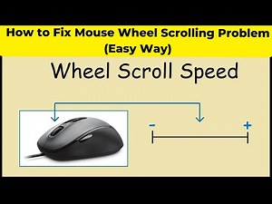 How to Fix Mouse Wheel Scrolling Problem (Easy Way)