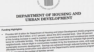 HUD is the Department of Housing and Urban Development