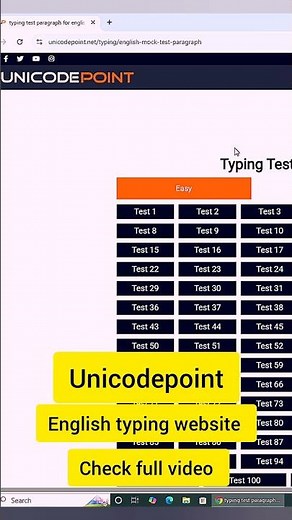 Unicodepoint english typing website