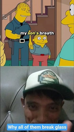 Why all of them break glass 🍻🔥 #thesimpsons #simpsons #cartoon #trythatinasmalltown