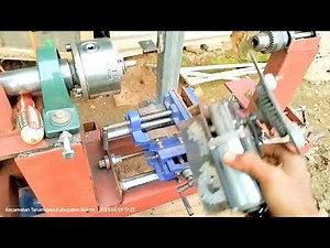 mount rotary table to assembled lathe
