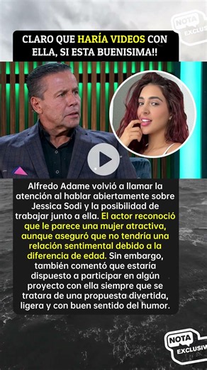 😱 Alfredo Adame sorprende al hablar de Jessica Sodi