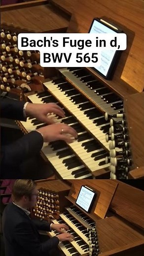 Bach's fantastic Toccata and fugue in d minor. #bach #baroque #organ #toccata #bwv565