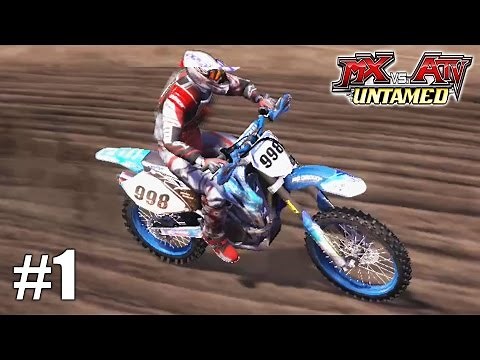 MX vs. ATV Untamed - Xbox 360 / Ps3 Gameplay Playthrough X- Cross Tournament PART 1
