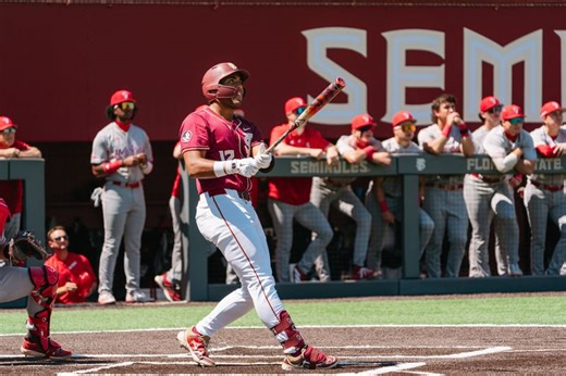 Myles Bailey blasts 2 HR's as FSU baseball evens series with NC State