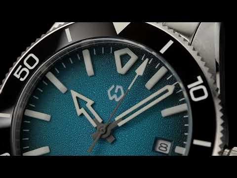 Introduction : Aqua Storm Automatic with 3D Gradient Dial Diver Watch#wishdoit #watches