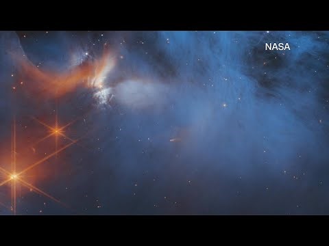 Webb telescope image released showing the inside of a molecular cloud