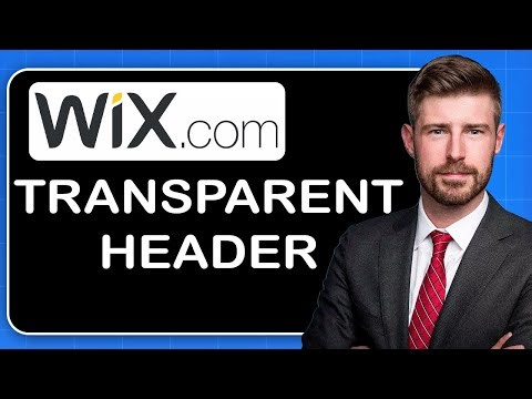 How to Make a Header Transparent on Wix