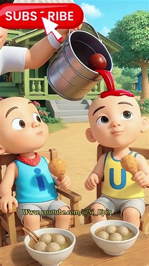 Upin Kaget Lagi Makan Disiram Sambel #viral #upinipin #funny #trending #reels #shorts #share #fyp
