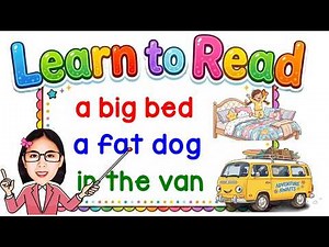 CVC PHRASES | READING TUTORIAL | READING GUIDE FOR KIDS | EASY CVC PHRASES