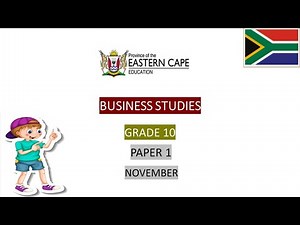 GRADE 10 BUSINESS STUDIES P1